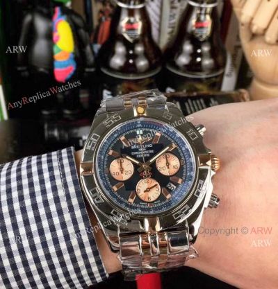 High Quality Breitling Chronomat Watch Rose Gold Sub-dials